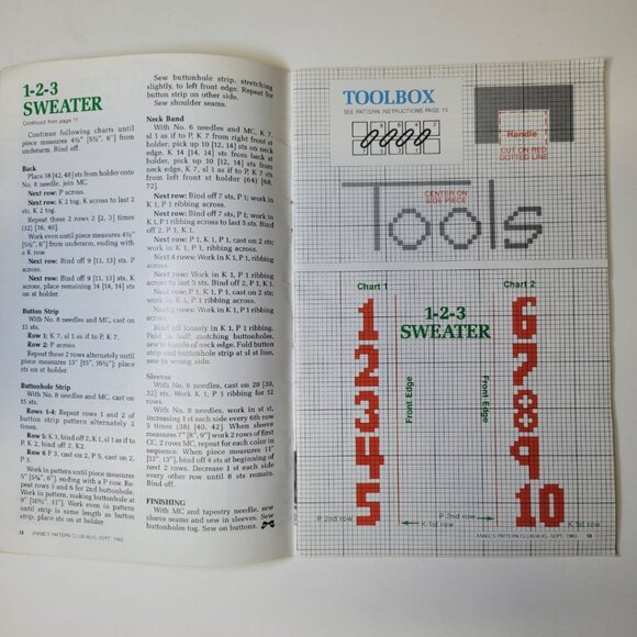 Annies Pattern Club No 22 Needle Craft Newsletter Booklet Hooked Pillow 1983 - Picture 6 of 9